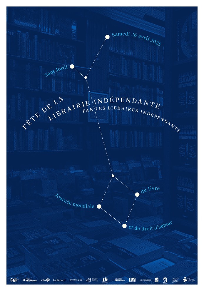 Affiche Fête de la librairie indépendante 2025